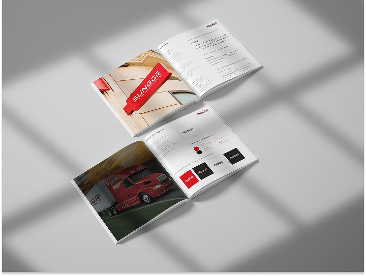 Логобук SUNGOR - застосування логотипу